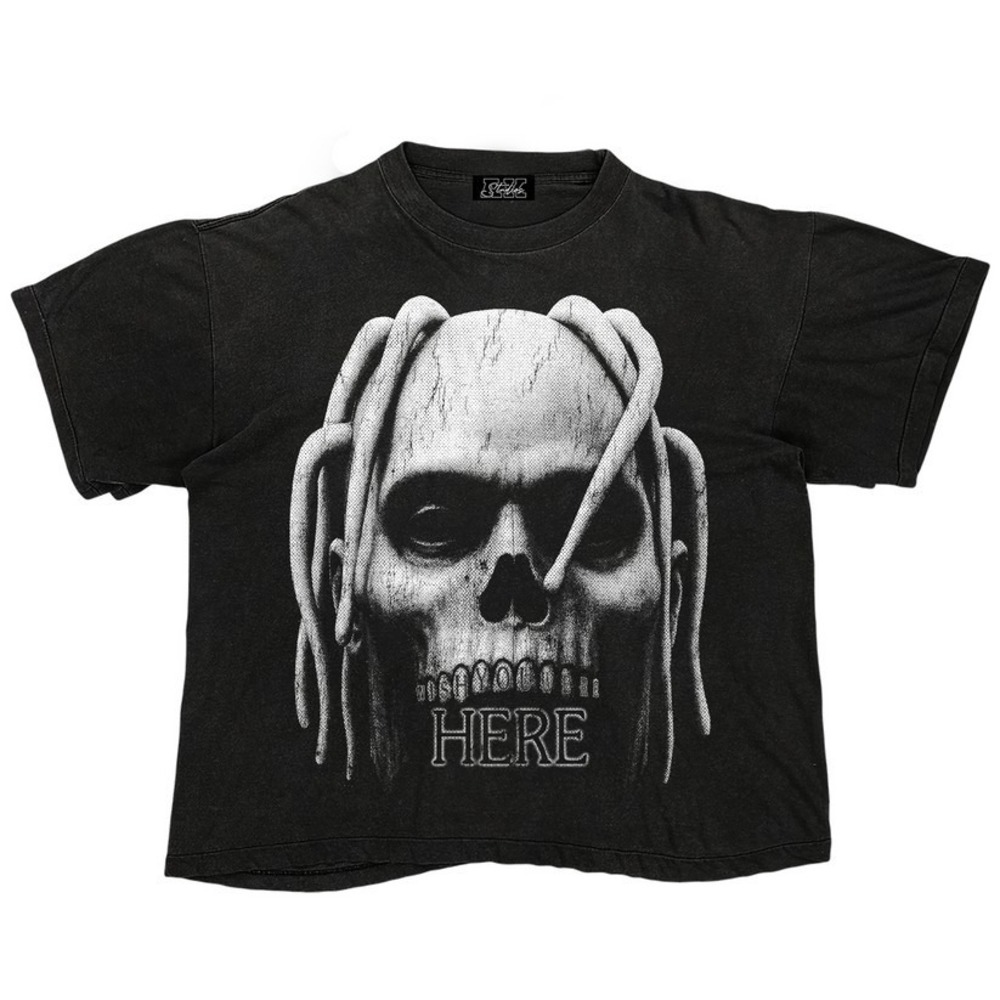 AK STUDIOS TRAVIS SCOTT 'THE LAST RIDE' TOUR TEE BLACK Size 2XL